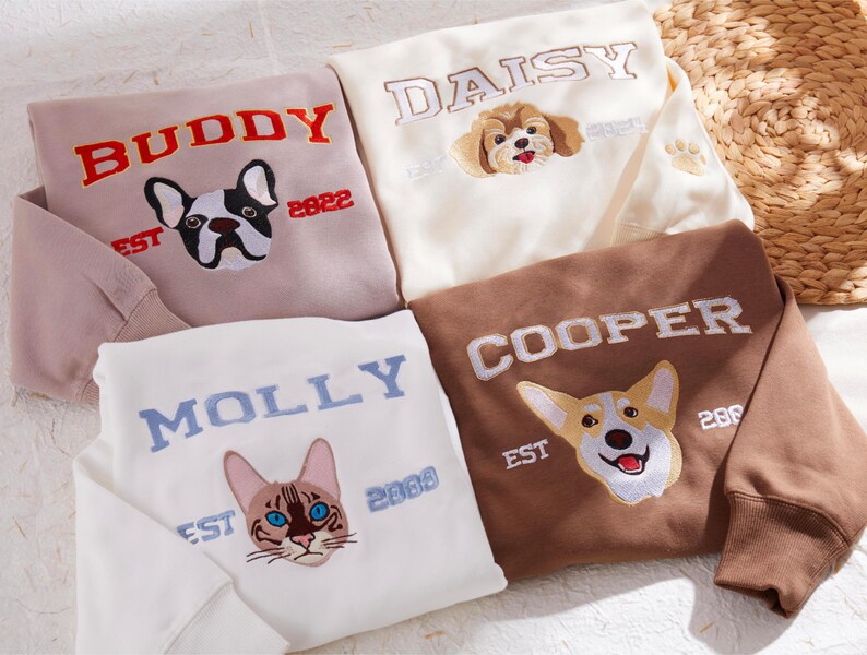Personalized Dog Cat Memorial Gift | Embroidered Pet Lover Apparel