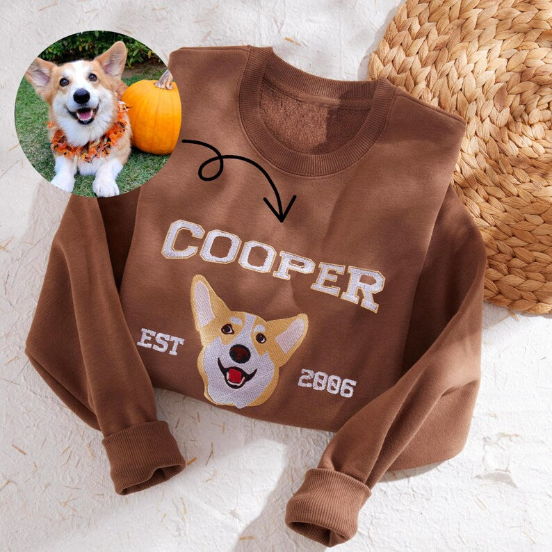 Personalized Dog Cat Memorial Gift | Embroidered Pet Lover Apparel